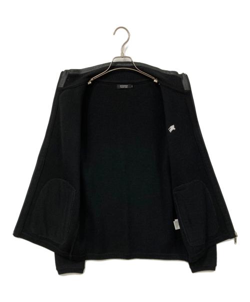 BURBERRY BLACK LABEL（バーバリーブラックレーベル）BURBERRY BLACK LABEL (バーバリーブラックレーベル) ニットジャケット ブラック サイズ:SIZE 3の古着・服飾アイテム