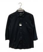 BURBERRY BLACK LABELバーバリーブラックレーベル）の古着「長袖シャツ」｜ブラック