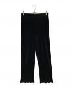 ISSEY MIYAKEイッセイミヤケ）の古着「プリーツパンツ」｜ブラック