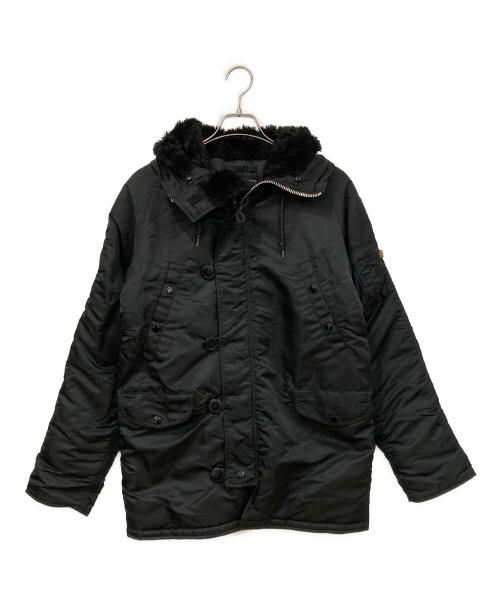 ALPHA（アルファ）ALPHA (アルファ) フライトジャケット ブラック サイズ:Mの古着・服飾アイテム