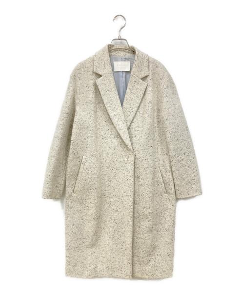BALLSEY（ボールジィ）BALLSEY (ボールジィ) ダブルチェスターコート アイボリー×ブラック サイズ:SIZE 34の古着・服飾アイテム