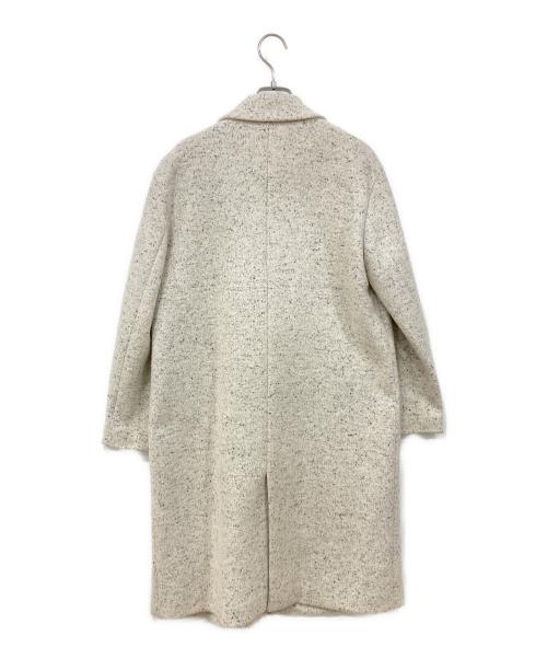 BALLSEY（ボールジィ）BALLSEY (ボールジィ) ダブルチェスターコート アイボリー×ブラック サイズ:SIZE 34の古着・服飾アイテム