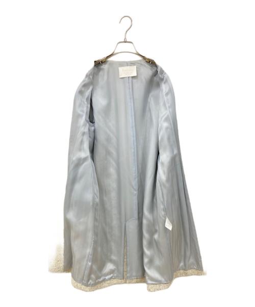 BALLSEY（ボールジィ）BALLSEY (ボールジィ) ダブルチェスターコート アイボリー×ブラック サイズ:SIZE 34の古着・服飾アイテム