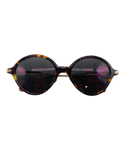 Christian Dior（クリスチャン ディオール）Christian Dior (クリスチャン ディオール) サングラス ブラウン×ゴールドカラーの古着・服飾アイテム