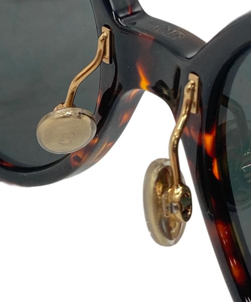 Christian Dior（クリスチャン ディオール）Christian Dior (クリスチャン ディオール) サングラス ブラウン×ゴールドカラーの古着・服飾アイテム