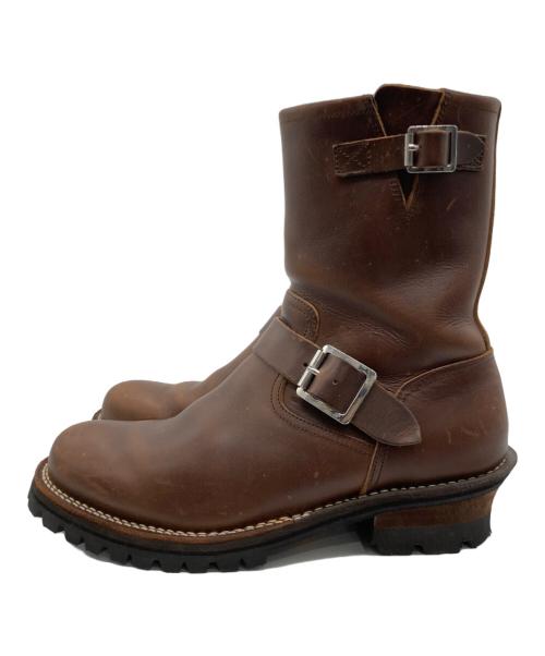 SLOW WEAR LION（スローウェアライオン）SLOW WEAR LION (スローウェアライオン) エンジニアブーツ ブラウン サイズ:SIZE 9Eの古着・服飾アイテム