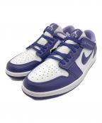 NIKEナイキ）の古着「Air Jordan 1 Low FlyEase」｜パープルホワイト