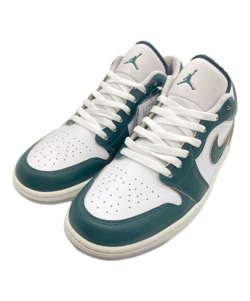 NIKE（ナイキ）NIKE (ナイキ) AIR JORDAN 1 LOW SE グリーン×ホワイト サイズ:29cm 未使用品の古着・服飾アイテム