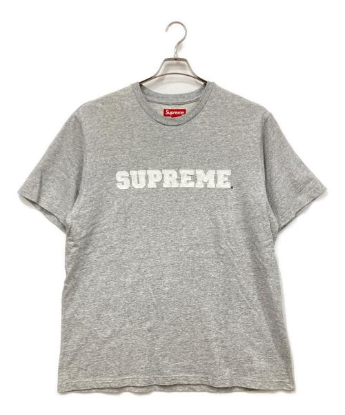 SUPREME（シュプリーム）SUPREME (シュプリーム) 半袖カットソー グレー×ホワイト サイズ:Lサイズの古着・服飾アイテム
