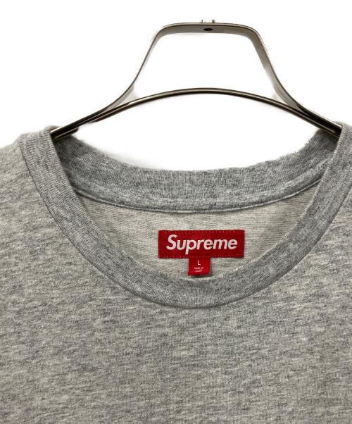 SUPREME（シュプリーム）SUPREME (シュプリーム) 半袖カットソー グレー×ホワイト サイズ:Lサイズの古着・服飾アイテム