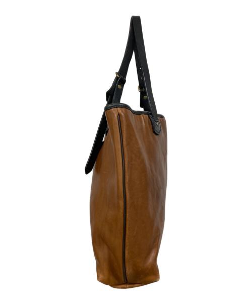 COACH（コーチ）COACH (コーチ) トートバッグ ブラウン×ブラックの古着・服飾アイテム