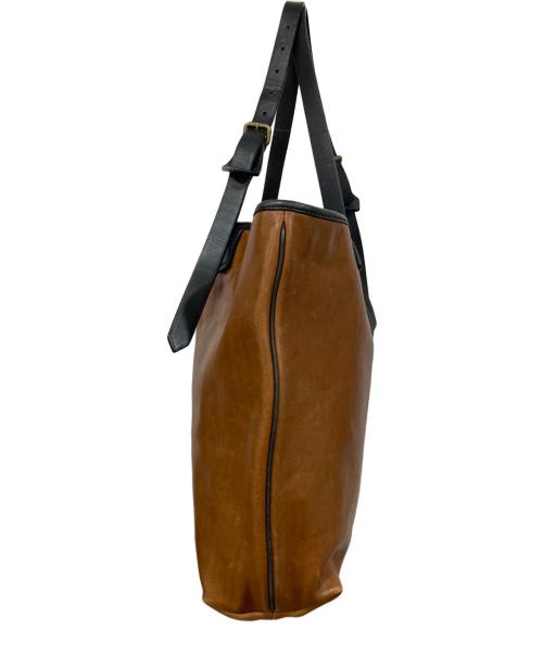 COACH（コーチ）COACH (コーチ) トートバッグ ブラウン×ブラックの古着・服飾アイテム