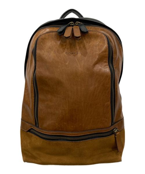 COACH（コーチ）COACH (コーチ) リュック ブラウン×ブラックの古着・服飾アイテム