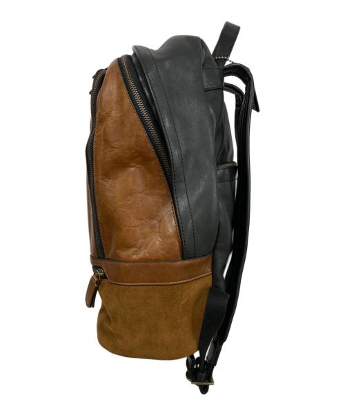COACH（コーチ）COACH (コーチ) リュック ブラウン×ブラックの古着・服飾アイテム