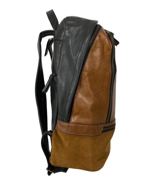 COACH（コーチ）COACH (コーチ) リュック ブラウン×ブラックの古着・服飾アイテム