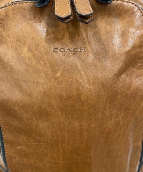 COACH（コーチ）COACH (コーチ) リュック ブラウン×ブラックの古着・服飾アイテム