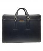 豊岡製鞄トヨオカセイホウ）の古着「ビジネスバッグ」｜ブラック×ゴールド