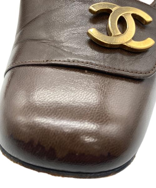 CHANEL（シャネル）CHANEL (シャネル) ヒールパンプス ブラウン サイズ:22.5cmの古着・服飾アイテム