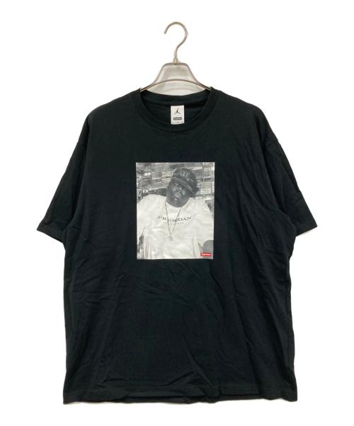 SUPREME（シュプリーム）SUPREME (シュプリーム) JORDAN (ジョーダン) Biggie S/S Top ブラック×ホワイト サイズ:XLサイズの古着・服飾アイテム