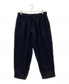 UNTRACEアントレース）の古着「フリースパンツ」｜ネイビー