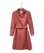 ted bakerテッドベーカー）の古着「ウール混コート」｜ピンク