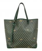 FAURE LE PAGEフォーレルパージュ）の古着「トートバッグ」｜グリーン×イエロー