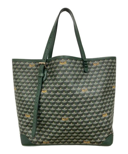 FAURE LE PAGE（フォーレルパージュ）FAURE LE PAGE (フォーレルパージュ) トートバッグ グリーン×イエローの古着・服飾アイテム