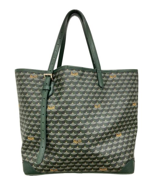 FAURE LE PAGE（フォーレルパージュ）FAURE LE PAGE (フォーレルパージュ) トートバッグ グリーン×イエローの古着・服飾アイテム