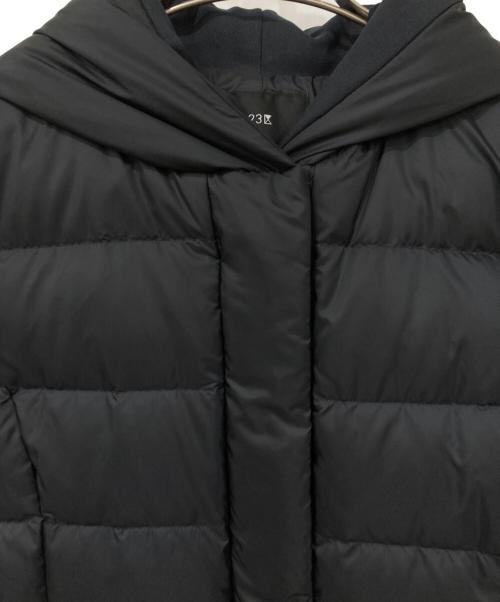 23区（ニジュウサンク）23区 (ニジュウサンク) ダウンコート ブラック サイズ:SIZE 40 未使用品の古着・服飾アイテム
