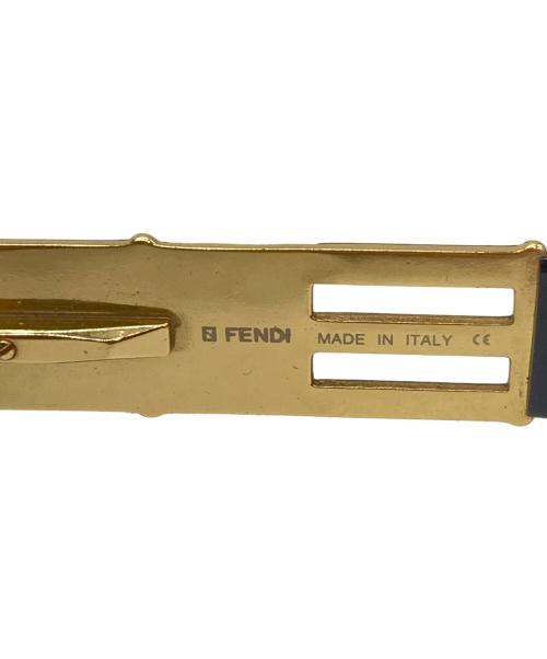 FENDI（フェンディ）FENDI (フェンディ) サングラス ブラック×ゴールドの古着・服飾アイテム