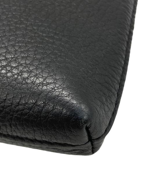 TORY BURCH（トリーバーチ）TORY BURCH (トリーバーチ) ショルダーバッグ ブラック×ゴールドの古着・服飾アイテム