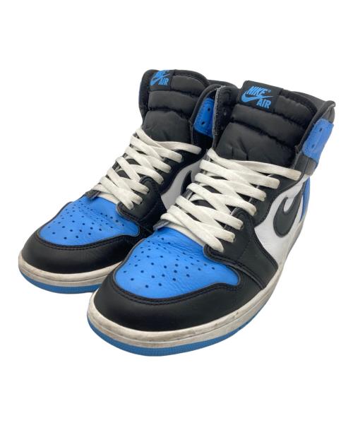 NIKE（ナイキ）NIKE (ナイキ) Air Jordan 1 High OG White Cement ブルー×ホワイト サイズ:28cmの古着・服飾アイテム