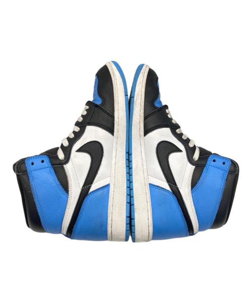 NIKE（ナイキ）NIKE (ナイキ) Air Jordan 1 High OG White Cement ブルー×ホワイト サイズ:28cmの古着・服飾アイテム