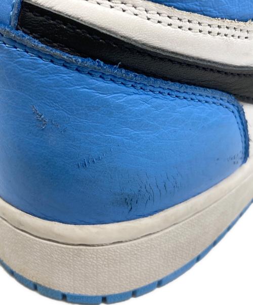 NIKE（ナイキ）NIKE (ナイキ) Air Jordan 1 High OG White Cement ブルー×ホワイト サイズ:28cmの古着・服飾アイテム