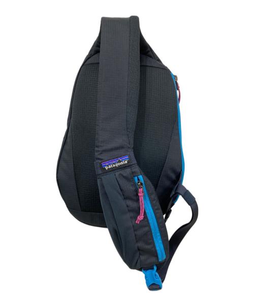 Patagonia（パタゴニア）Patagonia (パタゴニア) ボディーバッグ ネイビー×パープルの古着・服飾アイテム