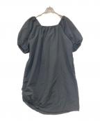 nagonstansナゴンスタンス）の古着「半袖ワンピース」｜ブラック