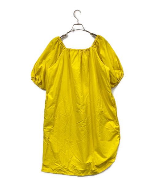 nagonstans（ナゴンスタンス）nagonstans (ナゴンスタンス) 半袖ワンピース イエロー サイズ:SIZE 38の古着・服飾アイテム