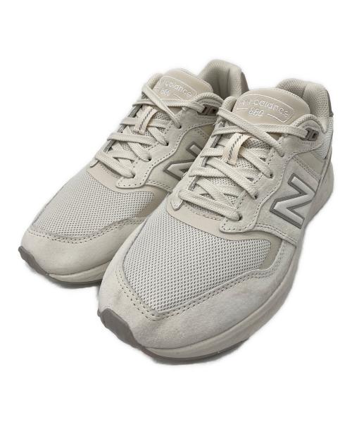 NEW BALANCE（ニューバランス）NEW BALANCE (ニューバランス) NEW BALANCE　スニーカー アイボリー サイズ:25cmの古着・服飾アイテム