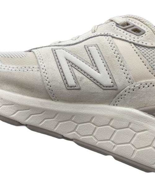 NEW BALANCE（ニューバランス）NEW BALANCE (ニューバランス) NEW BALANCE　スニーカー アイボリー サイズ:25cmの古着・服飾アイテム