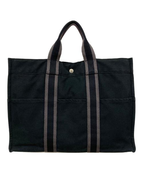 HERMES（エルメス）HERMES (エルメス) エールラインMM ブラック×グレーの古着・服飾アイテム