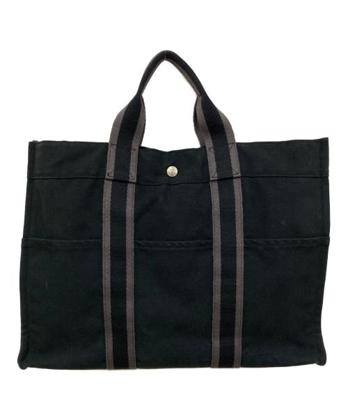 HERMES（エルメス）HERMES (エルメス) エールラインMM ブラック×グレーの古着・服飾アイテム