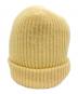 SUPREME (シュプリーム) ニット帽 イエロー×ホワイト サイズ:表記無：5000円