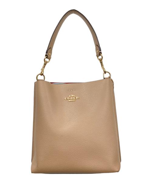 COACH（コーチ）COACH (コーチ) モリーバケットバッグ ベージュの古着・服飾アイテム