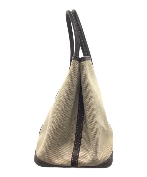 HERMES（エルメス）HERMES (エルメス) トートバッグ ベージュ×ブラウンの古着・服飾アイテム