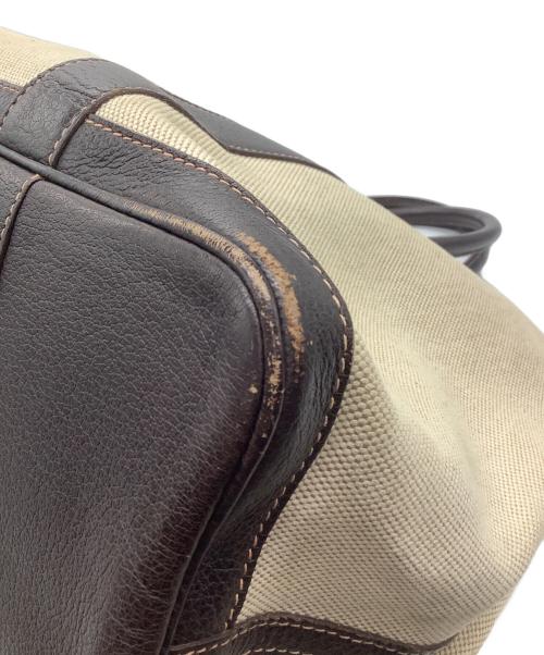 HERMES（エルメス）HERMES (エルメス) トートバッグ ベージュ×ブラウンの古着・服飾アイテム