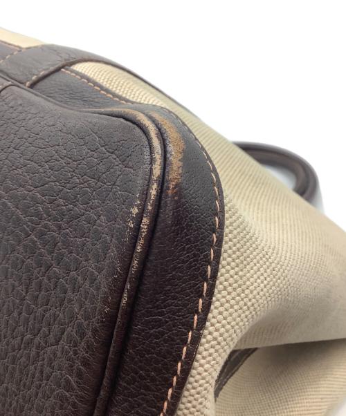 HERMES（エルメス）HERMES (エルメス) トートバッグ ベージュ×ブラウンの古着・服飾アイテム