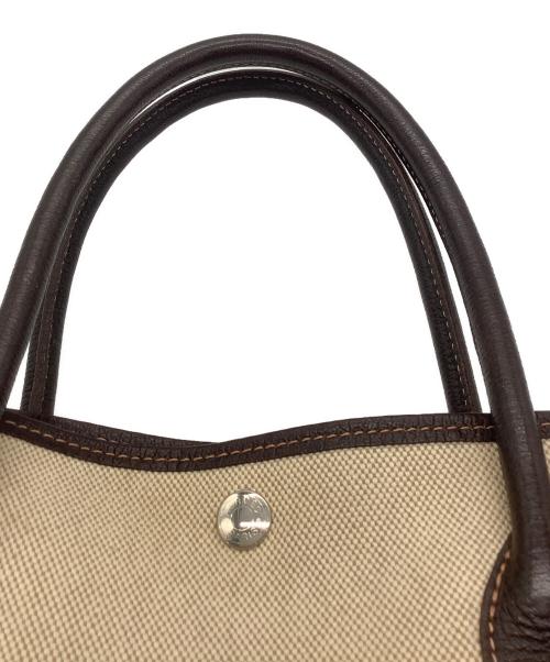 HERMES（エルメス）HERMES (エルメス) トートバッグ ベージュ×ブラウンの古着・服飾アイテム