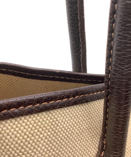 HERMES（エルメス）HERMES (エルメス) トートバッグ ベージュ×ブラウンの古着・服飾アイテム