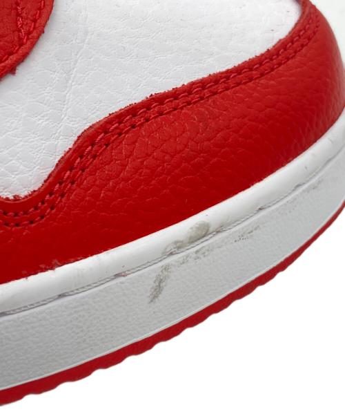 NIKE（ナイキ）NIKE (ナイキ) Ebernon Low Premium レッド×ホワイト サイズ:27.5の古着・服飾アイテム