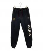 JORDANジョーダン）の古着「スウェットパンツ」｜ブラック×ゴールド